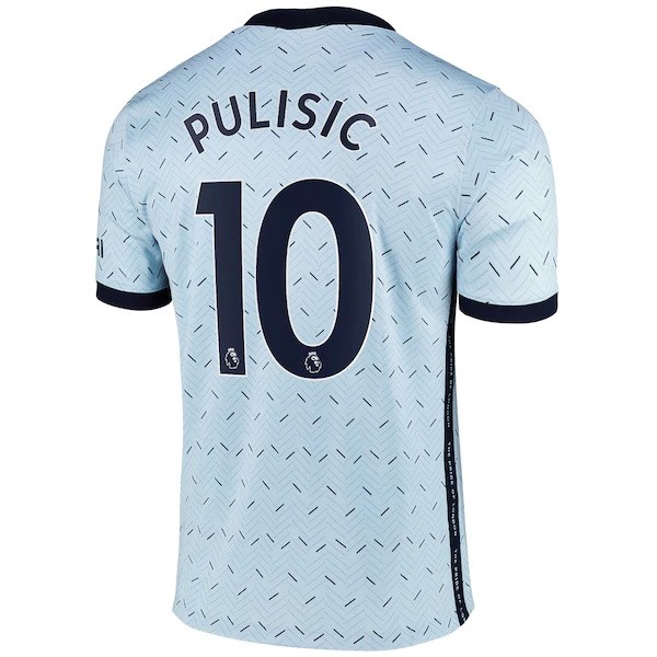 Trikot Chelsea NO.10 Pulisic Auswarts 2020-21 Blau Fussballtrikots Günstig